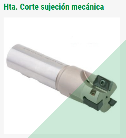 Herramienta de corte sujeción mecánica