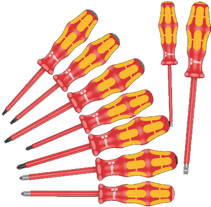 Juego de destornilladores Kraftform Plus Serie 100, 9 piezas